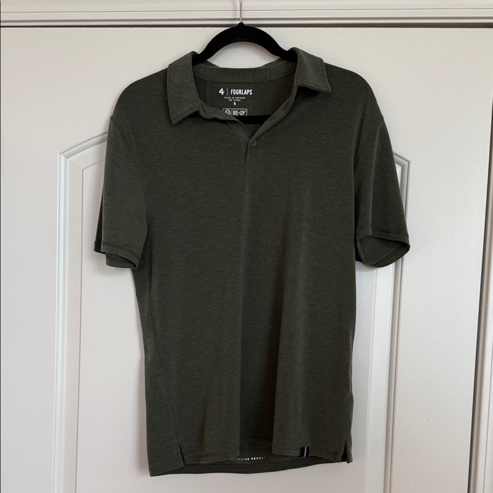 Fourlaps Men's Classic Green Polo Shirt